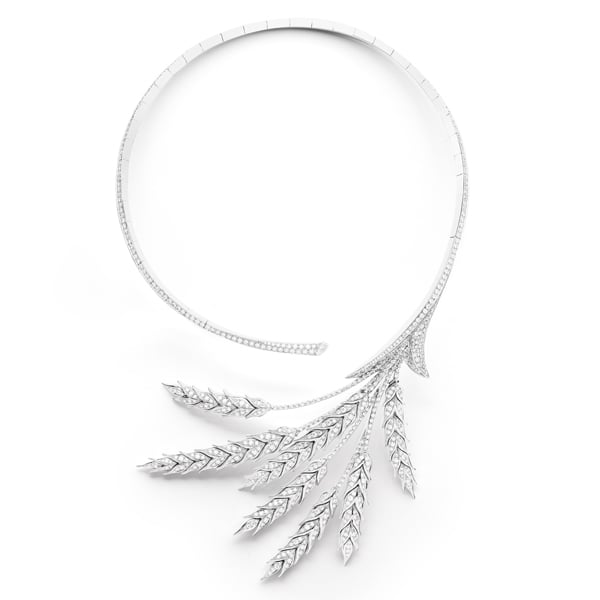 BOUCHERON尚未發表的「26 Vendôme」高級珠寶系列 Blé d’Eté 項鏈，致敬大自然之美。