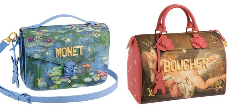將莫奈《睡蓮》揹出街! LV x Jeff Koons名畫手袋登場